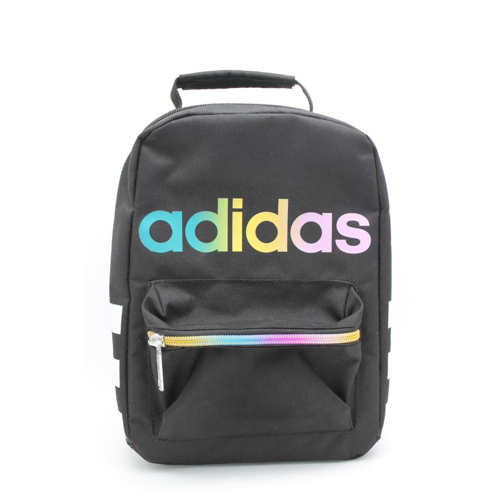 Adidas Insulated Lunch Bag Black‎ & Multi Color Logo
